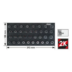 VIGOR Schraubendreher-Einsatz-Sortiment V5099 Anzahl Werkzeuge: 36